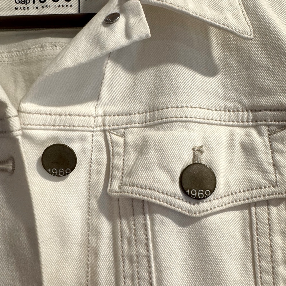 Gap White Denim Jacket - image 2